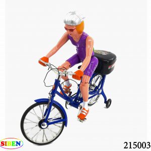 دختر دوچرخه سوار موزیکال 